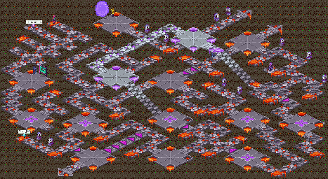 Thumbnail for a map of Undernet System Sector 2 for the GBA game Mega Man: Battle Network 5: Team Colonel / Protoman.