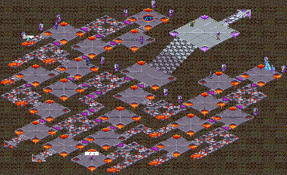 Thumbnail for a map of Undernet System Sector 3 for the GBA game Mega Man: Battle Network 5: Team Colonel / Protoman.