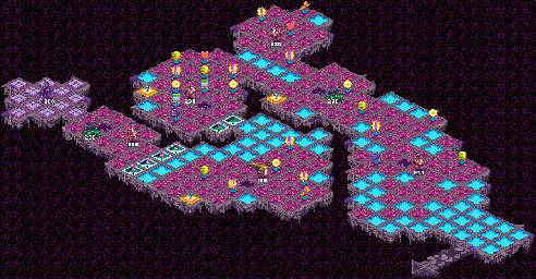 Thumbnail for a map of Undernet System Sector 4 (Liberation Mission) for the GBA game Mega Man: Battle Network 5: Team Colonel / Protoman.