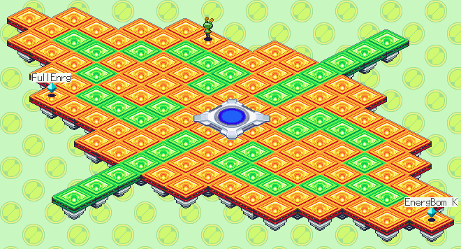 Thumbnail for a map of Academy 1-1 Board System for the GBA game Mega Man: Battle Network 6 - Cybeast Falzar / Gregar.