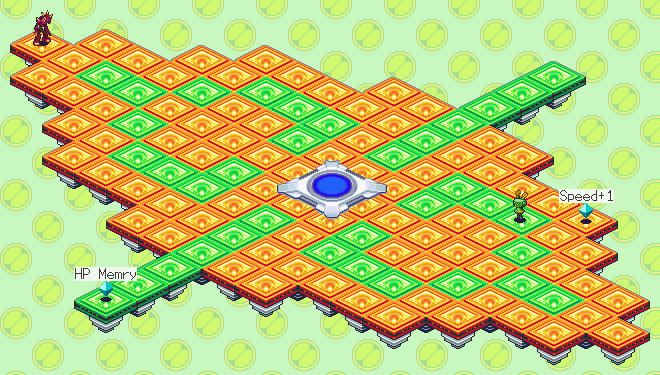 Thumbnail for a map of Academy 1-2 Board System for the GBA game Mega Man: Battle Network 6 - Cybeast Falzar / Gregar.