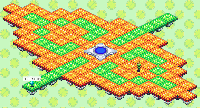 Thumbnail for a map of Academy Monitor System for the GBA game Mega Man: Battle Network 6 - Cybeast Falzar / Gregar.