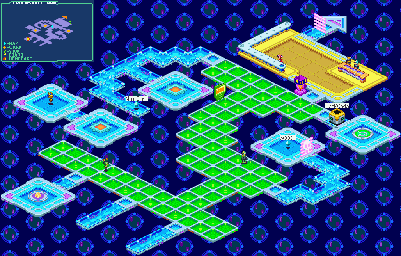 Thumbnail for a map of Central Internet System Sector 1 for the GBA game Mega Man: Battle Network 6 - Cybeast Falzar / Gregar.