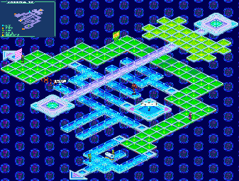 Thumbnail for a map of Central Internet System Sector 2 for the GBA game Mega Man: Battle Network 6 - Cybeast Falzar / Gregar.