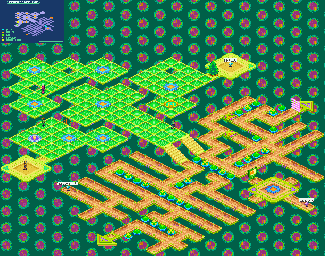 Thumbnail for a map of Green Internet System Sector 1 for the GBA game Mega Man: Battle Network 6 - Cybeast Falzar / Gregar.