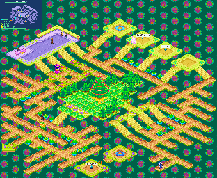 Thumbnail for a map of Green Internet System Sector 2 for the GBA game Mega Man: Battle Network 6 - Cybeast Falzar / Gregar.
