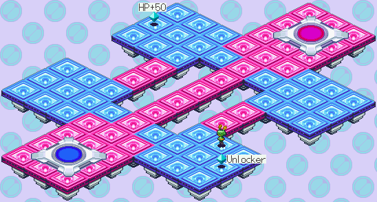 Thumbnail for a map of Helipod Computer System for the GBA game Mega Man: Battle Network 6 - Cybeast Falzar / Gregar.