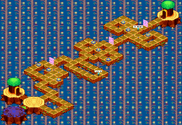 Thumbnail for a map of Judge Tree Network System Section 2 for the GBA game Mega Man: Battle Network 6 - Cybeast Falzar / Gregar.