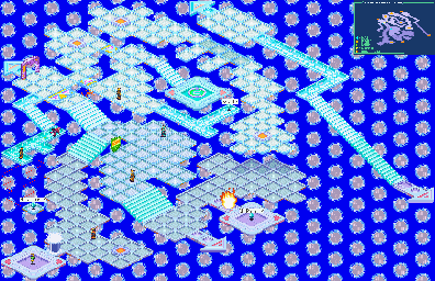 Thumbnail for a map of Sky Internet System Sector 2 for the GBA game Mega Man: Battle Network 6 - Cybeast Falzar / Gregar.