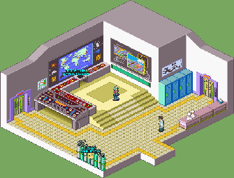 Thumbnail for a map of Sky Town Weather Control Room for the GBA game Mega Man: Battle Network 6 - Cybeast Falzar / Gregar.