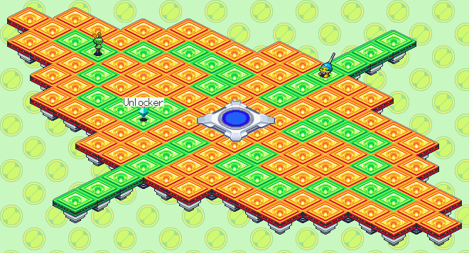 Thumbnail for a map of Toilet Tank System for the GBA game Mega Man: Battle Network 6 - Cybeast Falzar / Gregar.