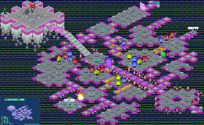 Thumbnail for a map of Underground Internet System Sector 2 for the GBA game Mega Man: Battle Network 6 - Cybeast Falzar / Gregar.