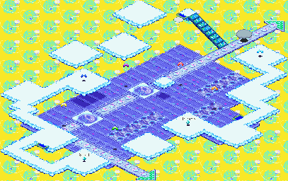 Thumbnail for a map of Weather Machine Network System Section 2 for the GBA game Mega Man: Battle Network 6 - Cybeast Falzar / Gregar.