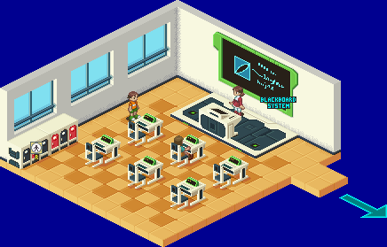 Thumbnail for a map of DenTown Summer School Class for the GBA game Mega Man: Battle Network.