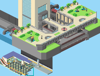 Thumbnail for a map of Government Complex for the GBA game Mega Man: Battle Network.