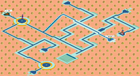 Thumbnail for a map of Internet System Sector 9 for the GBA game Mega Man: Battle Network.