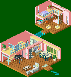 Thumbnail for a map of Mayl's Residence for the GBA game Mega Man: Battle Network.