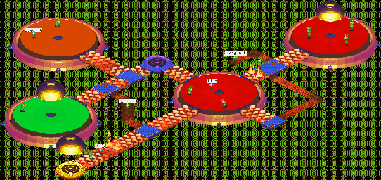 Thumbnail for a map of Oven Network System Section 1 for the GBA game Mega Man: Battle Network.