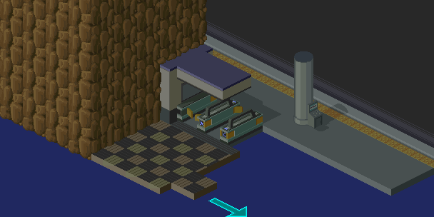 Thumbnail for a map of Secret WWW Monorail Station for the GBA game Mega Man: Battle Network.