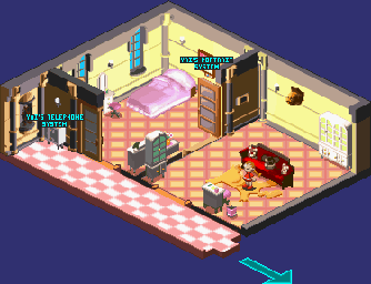Thumbnail for a map of Yai's Residence for the GBA game Mega Man: Battle Network.