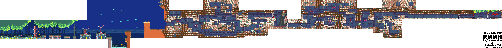 Thumbnail for a map of Forest Of Notus for the GBA game Mega Man Zero 2.