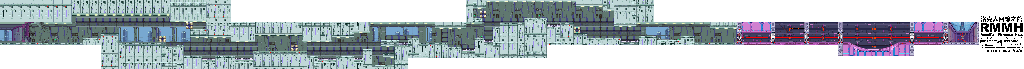 Thumbnail for a map of Neo Arcadia Base for the GBA game Mega Man Zero 2.