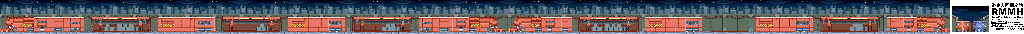 Thumbnail for a map of Neo Arcadia Train for the GBA game Mega Man Zero 2.