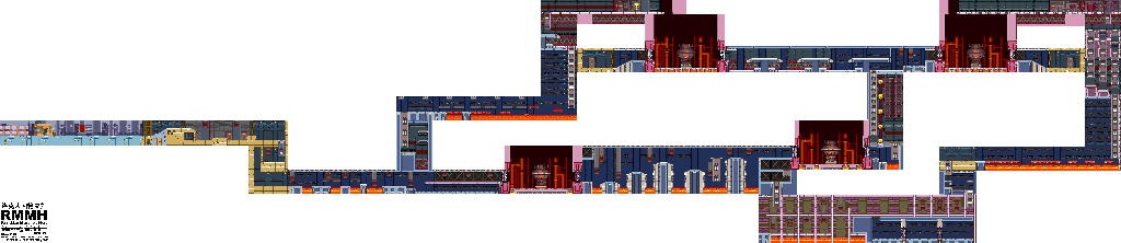 Thumbnail for a map of Power Room for the GBA game Mega Man Zero 2.
