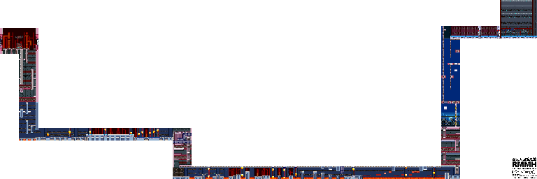 Thumbnail for a map of Shuttle Factory for the GBA game Mega Man Zero 2.