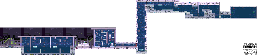 Thumbnail for a map of Temple Of Ice for the GBA game Mega Man Zero 2.