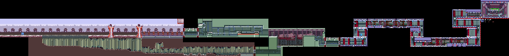 Thumbnail for a map of Frontline Ice Base for the GBA game Mega Man Zero 3.