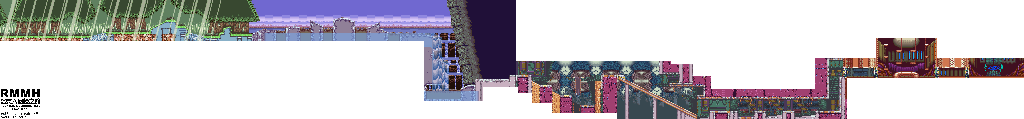 Thumbnail for a map of Area Zero 1 for the GBA game Mega Man Zero 4.