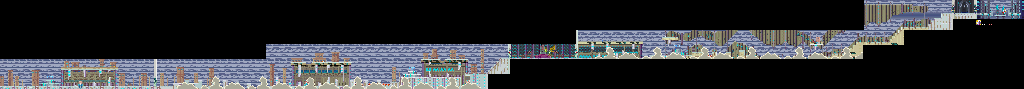 Thumbnail for a map of Hanging Gardens (Cloudy) for the GBA game Mega Man Zero 4.