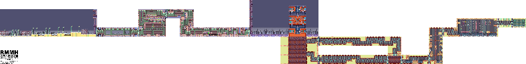 Thumbnail for a map of Living City (Cloudy) for the GBA game Mega Man Zero 4.