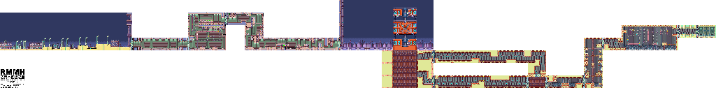 Thumbnail for a map of Living City (Sunny) for the GBA game Mega Man Zero 4.