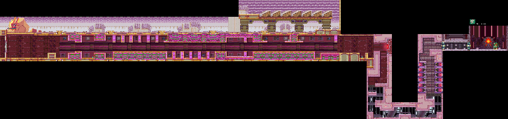 Thumbnail for a map of Particle Beam (Cloudy) for the GBA game Mega Man Zero 4.