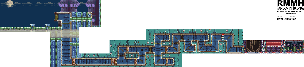 Thumbnail for a map of Prison 1 for the GBA game Mega Man Zero 4.
