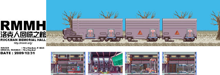 Thumbnail for a map of Resistance Trailer for the GBA game Mega Man Zero 4.