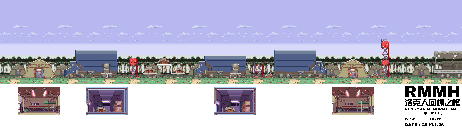 Thumbnail for a map of Settlement for the GBA game Mega Man Zero 4.