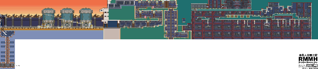 Thumbnail for a map of Factory for the GBA game Mega Man Zero.