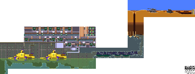 Thumbnail for a map of Hidden Base (2) for the GBA game Mega Man Zero.