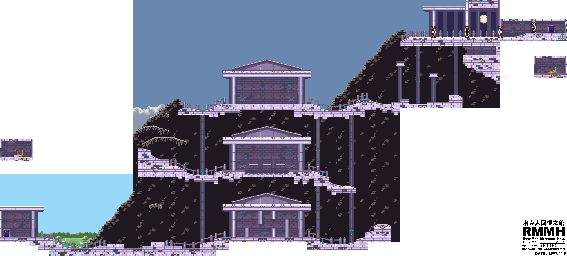 Thumbnail for a map of Neo Arcadia Shrine for the GBA game Mega Man Zero.