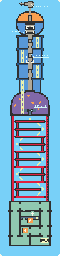 Thumbnail for a map of Thunder Tower (In-Game Map) for the GBA game Mother 3.