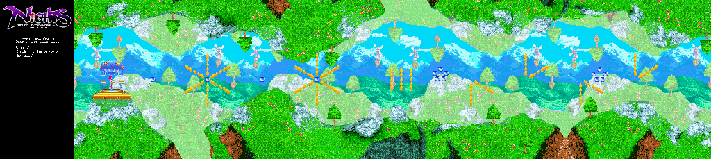 Thumbnail for a map of Round 2 for the GBA game Nights Into Dreams...: Score Attack.