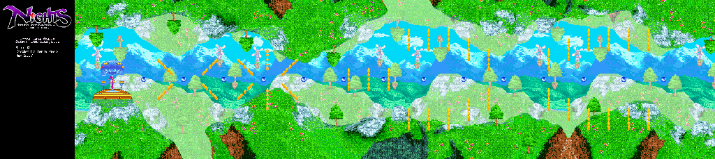 Thumbnail for a map of Round 4 for the GBA game Nights Into Dreams...: Score Attack.