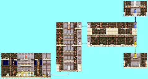 Thumbnail for a map of Mission 2: Harbor Stage 1 for the GBA game Ninja Five-0.