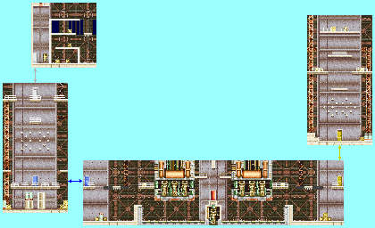 Thumbnail for a map of Mission 2: Harbor Stage 2 for the GBA game Ninja Five-0.