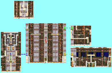 Thumbnail for a map of Mission 2: Harbor Stage 3 for the GBA game Ninja Five-0.