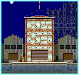 Thumbnail for a map of Mission 2: Harbor Stage 4 for the GBA game Ninja Five-0.