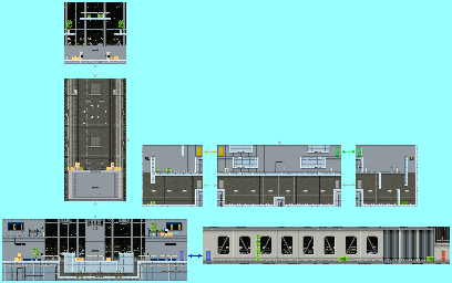 Thumbnail for a map of Mission 3: Airport Stage 2 for the GBA game Ninja Five-0.
